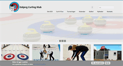 Desktop Screenshot of esbjergcurling.dk
